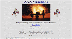 Desktop Screenshot of aaamunitions.com